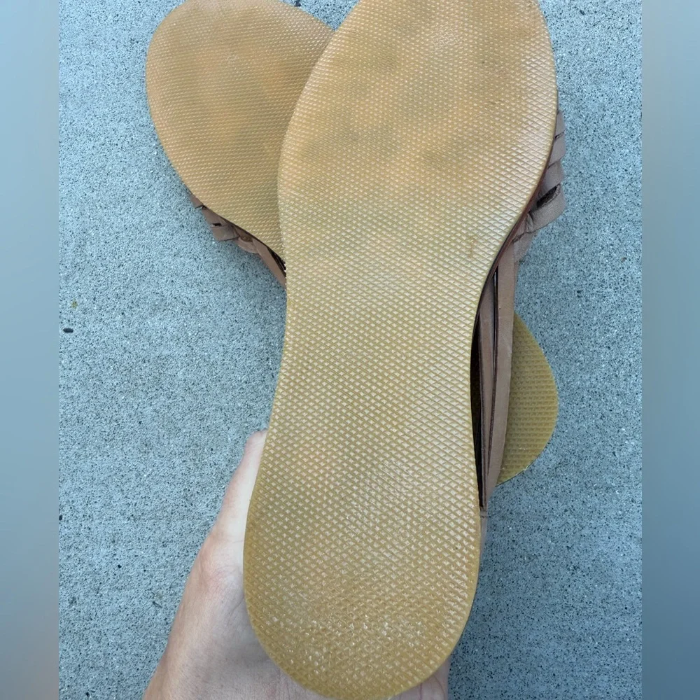 Nisolo Tan Leather Woven Huarache Sandals Women’s Size 7.5 - Picture 7 of 7